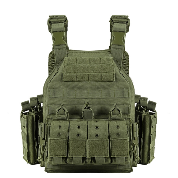 

YAKEDA Quick Release Wilderness Survival Vest Training Equipment, Color: Green(Free Size)