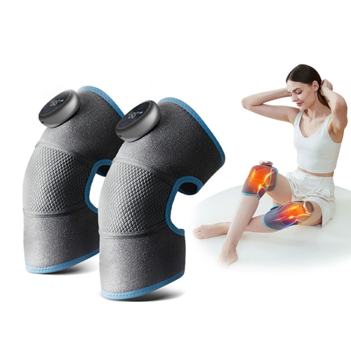 

Electric Heating Therapy Knee Warm Knee Pad Brace Massage,Spec: Double Without Vibration