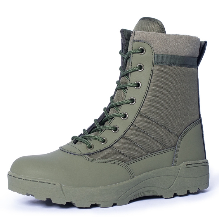 

JL-098 Spring and Autumn Outdoor Sports Anti-slip Wear-resistant Training Boots, Color: Green(45)