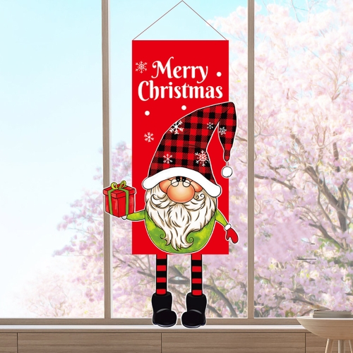 

Christmas Decorative Pendants Cartoon Pattern Decorative Hanging Flags(A-S76)