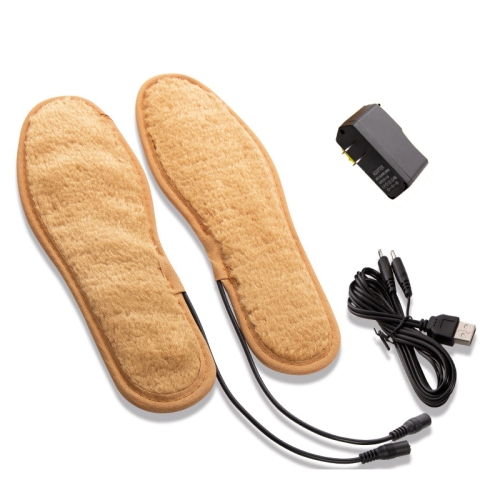 

USB Heating Insoles Electric Heating Foot Warmer Insoles,Spec: With CN Plug(42-43)