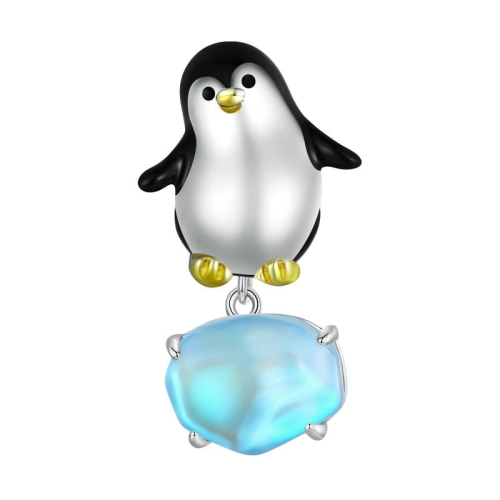 

BSC736 925 Silver Penguin Beads DIY Bracelet Beads Accessories