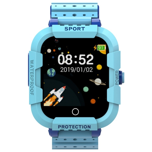 

DF75 1.4 Inch 4G GPS Positioning Children Waterproof Smart Calling Watch With SOS Function(Blue)
