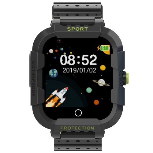 

DF75 1.4 Inch 4G GPS Positioning Children Waterproof Smart Calling Watch With SOS Function(Black)
