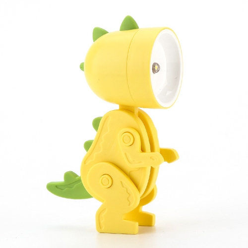 

TL-23 LED Mini Foldable Cartoon Desk Lamp Pet Shape Decoration Table Lamp, Spec: Dinosaur (Yellow)