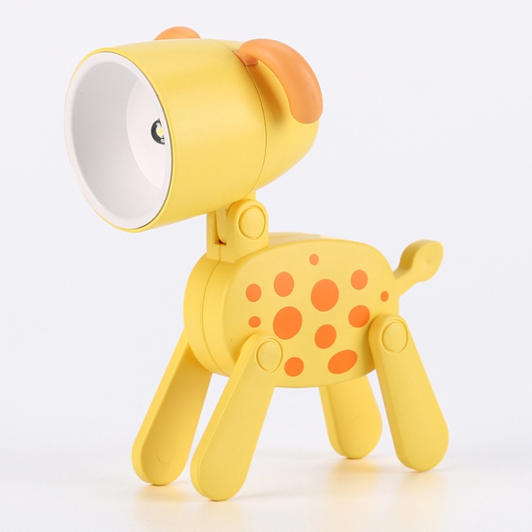

TL-23 LED Mini Foldable Cartoon Desk Lamp Pet Shape Decoration Table Lamp, Spec: Dalmatians (Yellow)