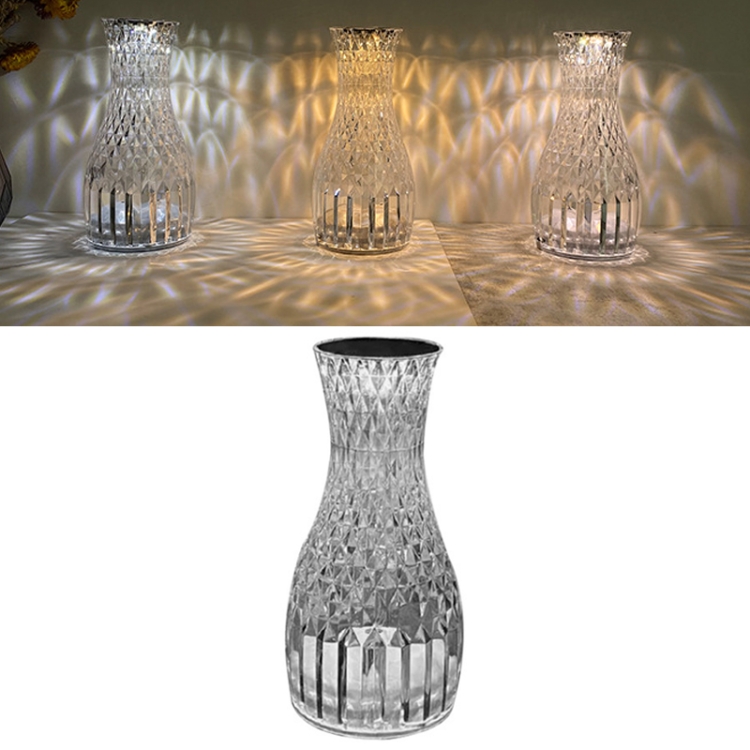 

Petal Rose Light Crystal Ambient Touch Table Lamp, Model: 3 Colors