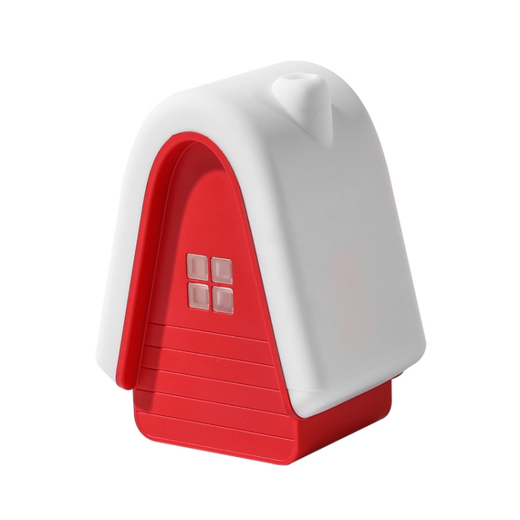 

Snow House Small Night Lights Children Sleep Regularly Lights Bedside Ambiance Lamp(Red)