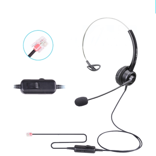 

VT200 Single Ear Telephone Headset Operator Headset With Mic,Spec: Crystal Head with Tuning