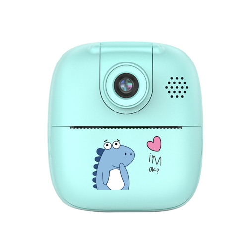 

A18 HD Printable Cartoon Kids Digital Camera with Rotating Lens, Spec: Blue