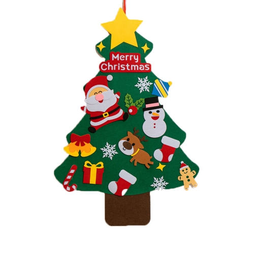 

Handmade Felt Christmas Tree Decorated Children DIY Christmas Decorations, Style: A Style