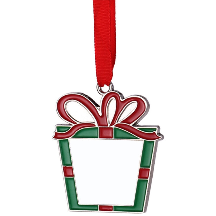 

2PCS JS026 Christmas Hot Red Wire Zinc Alloy Blank Heat Transfer Pendant