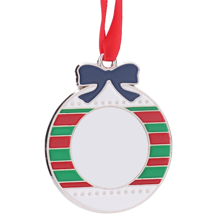 

2PCS JS027 Christmas Hot Red Wire Zinc Alloy Blank Heat Transfer Pendant