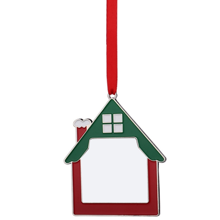 

2PCS JS051 Christmas Hot Red Wire Zinc Alloy Blank Heat Transfer Pendant