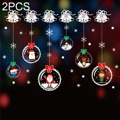 Christmas Decorations Electrostatic Sticker