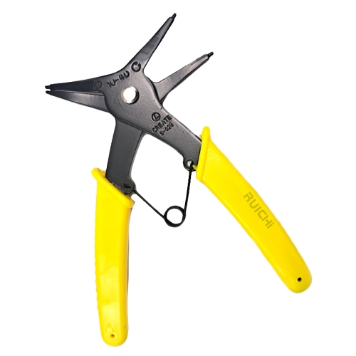 

2PCS RUICHI 2 In 1 Multi-Function Clamp Spring Retainer Pliers(Yellow)