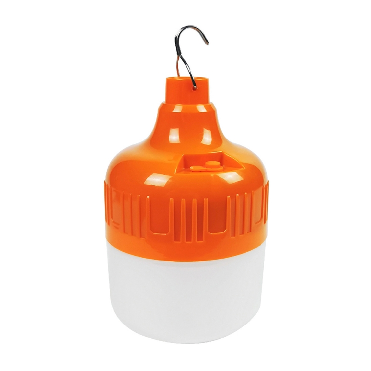

AB26 USB Charging LED Bulb Night Market Stall Lights Outdoor Camping Hanging Lamp, Power: 80W (Orange)