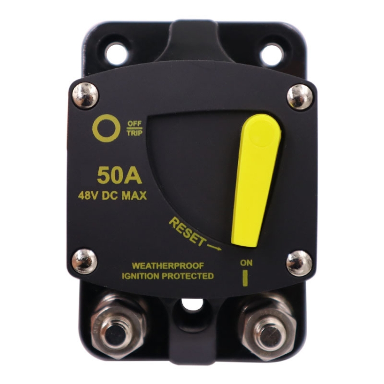 

50A CB6 Car RV Yacht Audio Restore Insurance Holder Switch