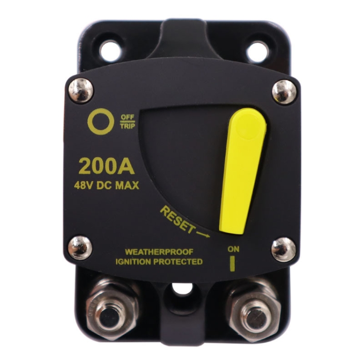 

200A CB6 Car RV Yacht Audio Restore Insurance Holder Switch