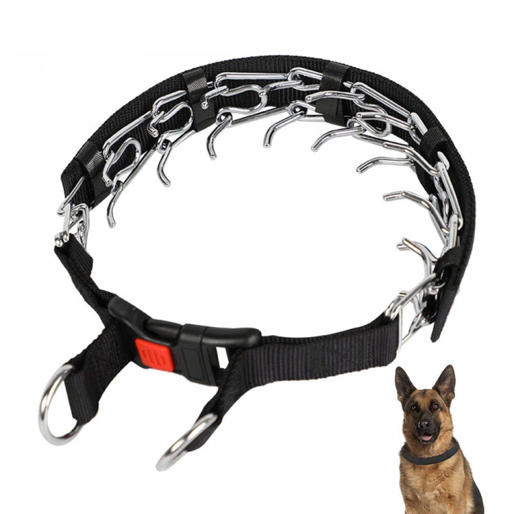 

Cloth Tape Paste Detachable Training Stimulation Dog Collar, Size: L 3.5mm x 55cm(Ordinary)