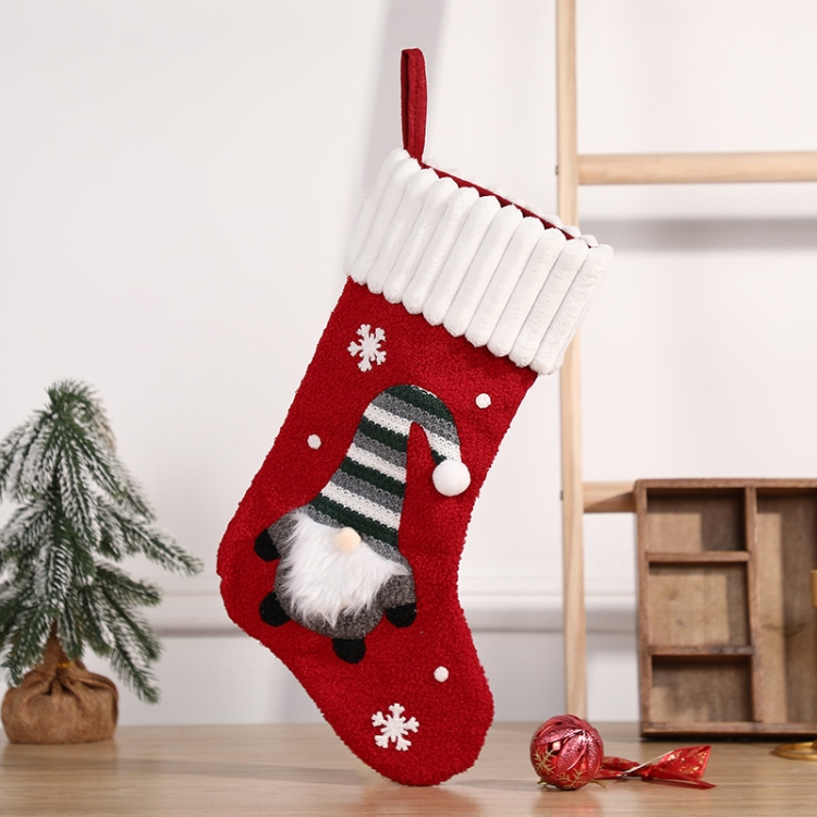 

SD-KC2048 Children Gift Socks Christmas Embroidery Santa Candy Socks(Pink)