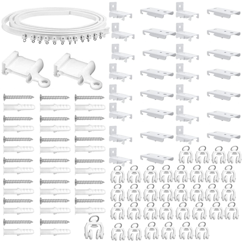 

Model Steel Rail Bending Curtain Rail Flexible Guide Set, Size: 5m