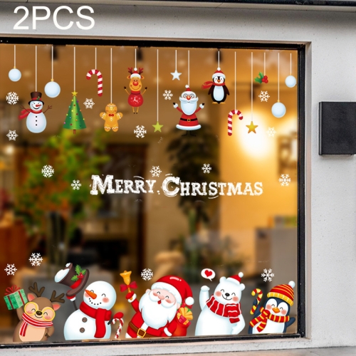 Christmas Glass Door And Window Decoration