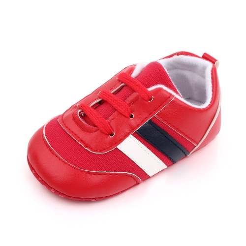 

D2566 Soft Soled Non-slip Baby Walking Shoes, Size: 11cm(Red)