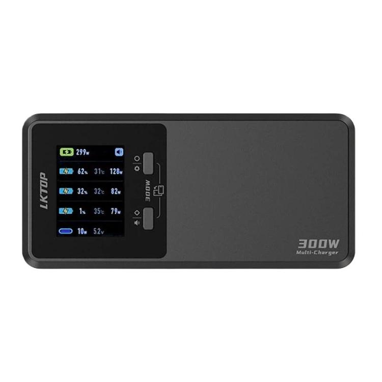 For DJI Matrice 4D / 4TD LKTOP UC363 Digital Display 3-Channel Charging Manager 300W Battery Fast Charger US Plug