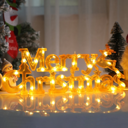 Merry Christmas Letters Modeling Lights