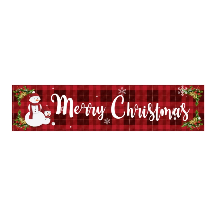 Christmas Patio Banner Party Decoration Supplies 50 x 250cm(Style 06)