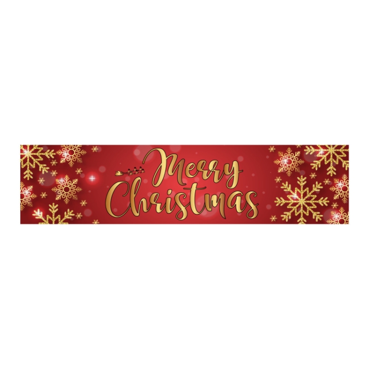 

Christmas Patio Banner Party Decoration Supplies 50 x 250cm(Style 18)