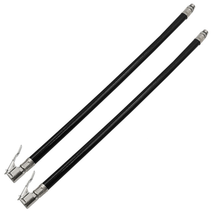 

2 PCS Bicycle Car Tire Rubber Tube Pump Nozzle, Specification: 9.5mm Black