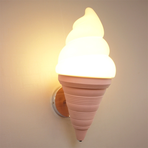 

MX623 Ice Cream Type LED Wall Light Children Room Lighting, Light Color: Yellow Light(Pink)