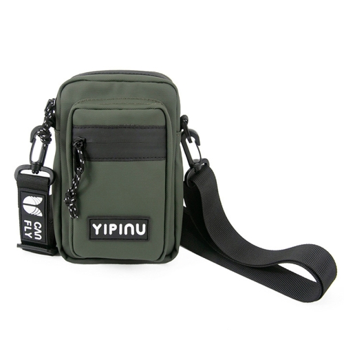 

YIPINU YD9 Fashion Students Simple Art Single Shoulder Mobile Phone Bag(Army Green)