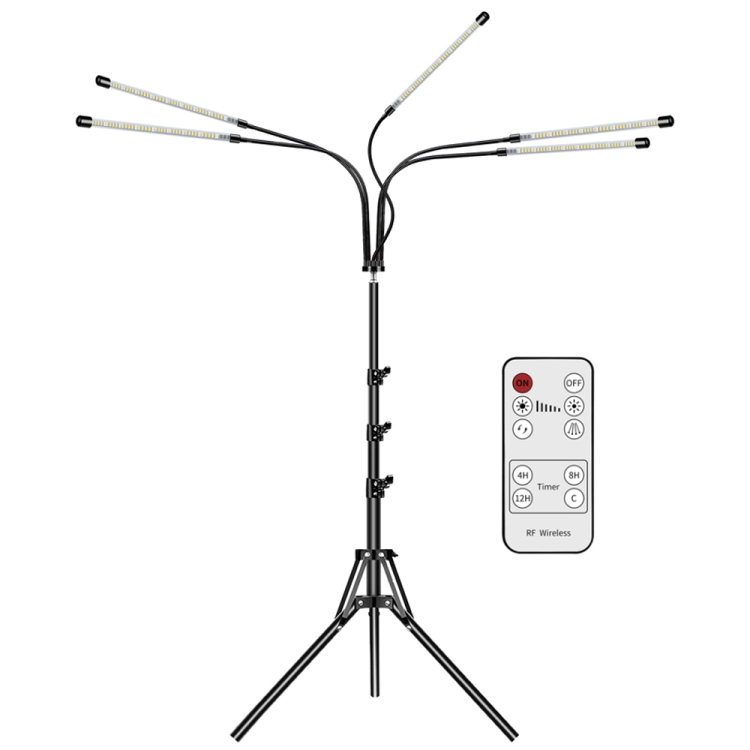 

LED Long Strip Plant Fill Light Remote Dimmable Plant Grow Light, Style: E2 Tripod 5 Head