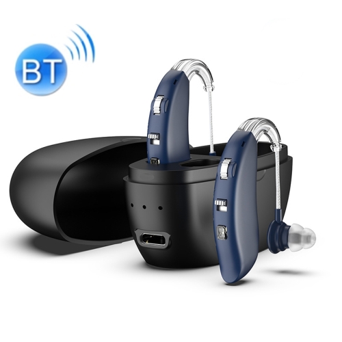 

GM-301 Hearing Aid Rechargeable Sound Amplifier,Spec: With Charging Pod Blue+Black