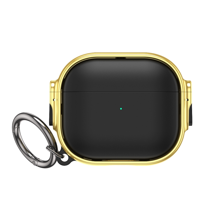 

For AirPods 3 Drop-proof Case Split Design Plating Protection Cover(Gold+Black)
