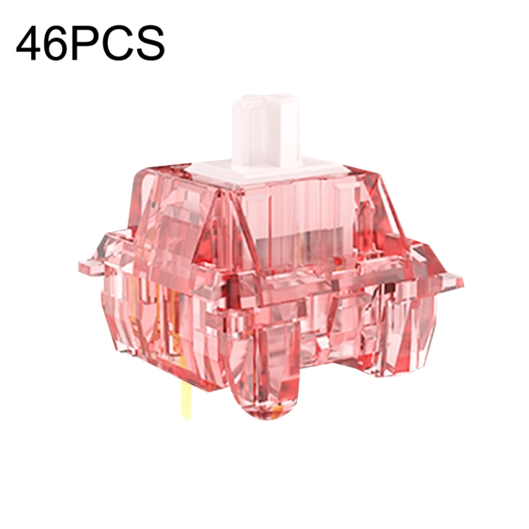 

46PCS Ajazz Peach Shaft DIY Mechanical Keyboard Shaft Body With Lubrication