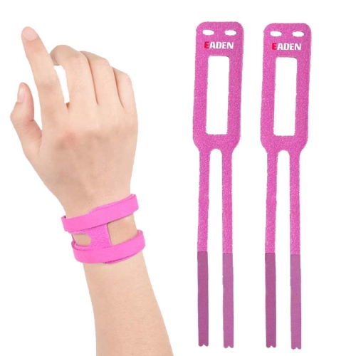 

1 Pair EADEN Sports Wrist Brace Yoga Fitness TFCC Support Wrist Cover, Size: S(Comfortable Pink)