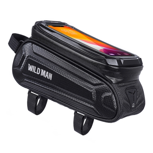 

WILD MAN SX3 1L Bicycle EVA Hard Shell Waterproof Phone Touch Screen Front Beam Bag(Black)