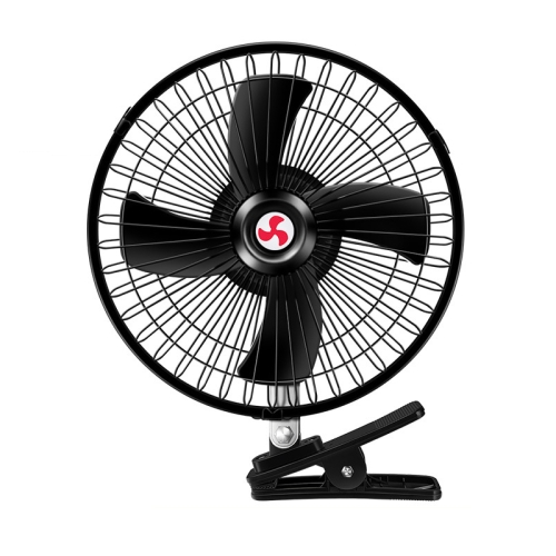 

Car Powerful Fixing Clip Cooling High Wind Power Electric Fan, Specification: 8 inch Black 24V