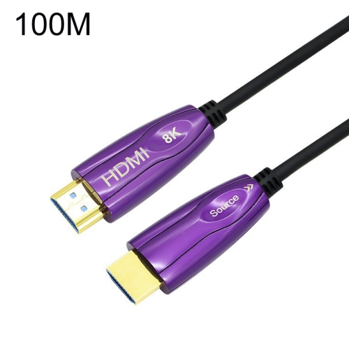 

HDMI 2.1 8K 60HZ HD Active Optical Cable Computer Screen Conversion Line, Cable Length: 100m