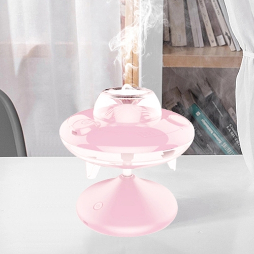 

Household USB Spray Hydrating Mute Humidifier Night Light(Girly Pink)