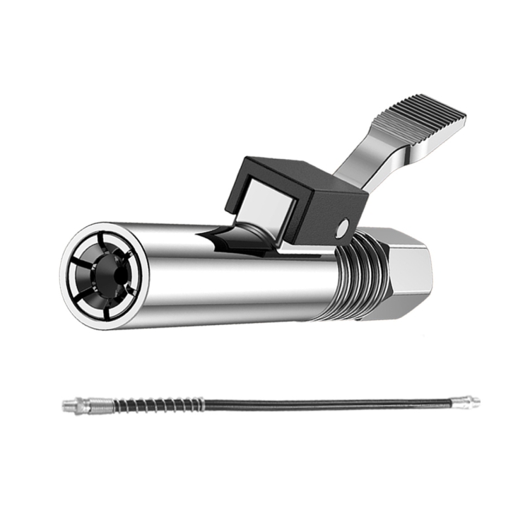

PC002 Lock Clamp Type High Pressure Grease Nozzle, Style: Butter Mouth+30cm Hose