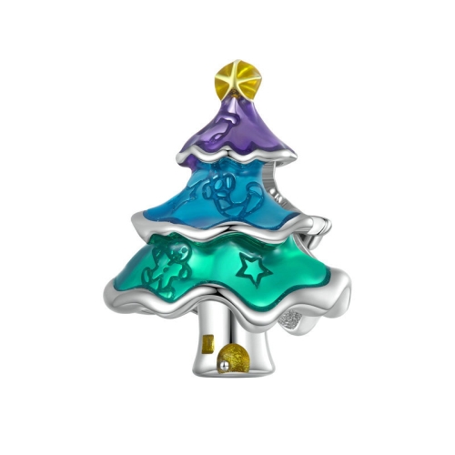 

BSC717 Christmas 925 Silver Bead DIY Bead Accessories