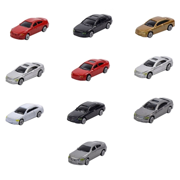 

10PCS 1:87 Sand Table Model Small Car Sand Table Simulation Car