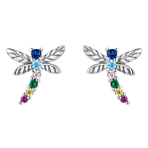 

Insect Series Earrings 925 Silver Earrings, Style: Dragonfly