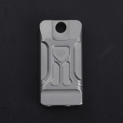 

KS007A Titanium Alloy Whistle Dual Tube High Frequency Motion Survival Whistle(Sandblast)