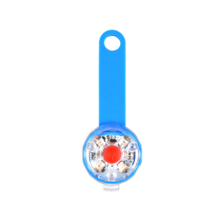 

Pet Glowing USB Charging Anti-Throwing Pendant LED High Bright Silicone Dog Jewelry(Blue)
